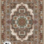 عکس ژورنالی فرش طرح 700 شانه حوض نقره کرم
