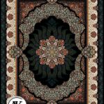 عکس ژورنالی فرش طرح 700 شانه سودا سرمه_ای