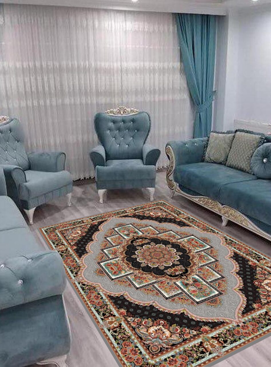 دکوراسیون فرش طرح 700 شانه ناردون فیلی