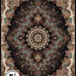 عکس ژورنالی فرش طرح 700 شانه ملورین سرمه_ای