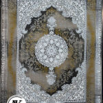 فرش 1200 شانه آنتوریا متالیک گل‌برجسته