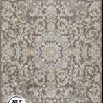 فرش 1200 شانه آنیلا ترمه‌ای گل‌برجسته