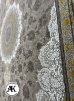 فرش 1200 شانه الیزه ترمه‌ای گل‌برجسته (1)