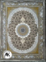 فرش 1200 شانه الیزه ترمه‌ای گل‌برجسته