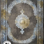 فرش 1200 شانه الیزه متالیک گل‌برجسته