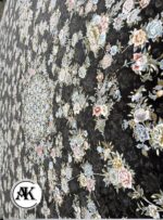 فرش 1200 شانه باغ گل دودی گل‌برجسته (2)