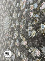 فرش 1200 شانه باغ گل متالیک گل‌برجسته (2)