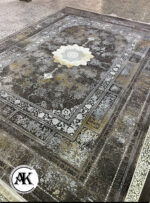 فرش 1200 شانه خاتم متالیک گل‌برجسته (2)
