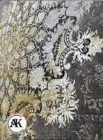 فرش 1200 شانه روژا ترمه‌ای گل‌برجسته (2)