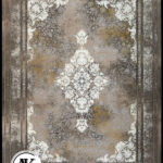 فرش 1200 شانه رویال ترمه‌ای گل‌برجسته