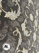 فرش 1200 شانه صدف متالیک گل‌برجسته (1)