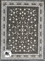 فرش 1200 شانه صدف متالیک گل‌برجسته