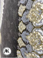فرش 1200 شانه غزل دودی گل‌برجسته (1)