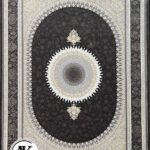 فرش 1200 شانه غزل دودی گل‌برجسته