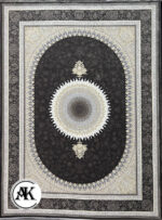 فرش 1200 شانه غزل دودی گل‌برجسته