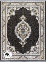 فرش 1200 شانه لارا دودی گل‌برجسته