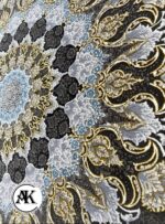 فرش 1200 شانه لیندا متالیک گل‌برجسته (2)