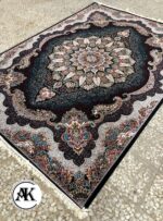 فرش 700 شانه سیرنگ سرمه ای با نخ اکریلیک