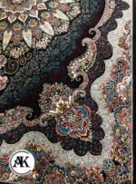 فرش 700 شانه سیرنگ سرمه ای با نخ اکریلیک 2