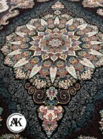 فرش 700 شانه سیرنگ سرمه ای با نخ اکریلیک 3