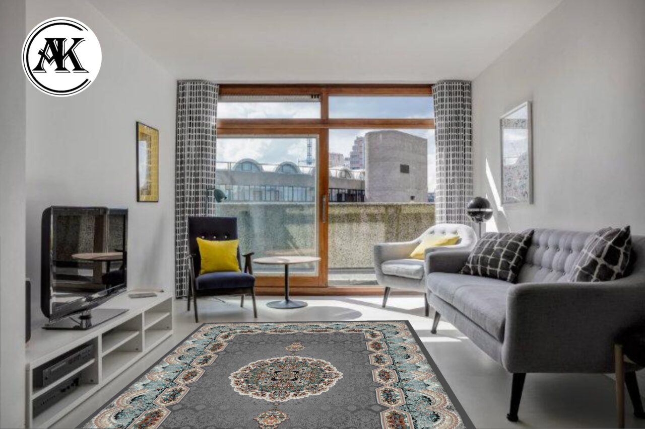 دکوراسیون فرش 700 شانه هالیدی دلفینی پالت طلاکوب