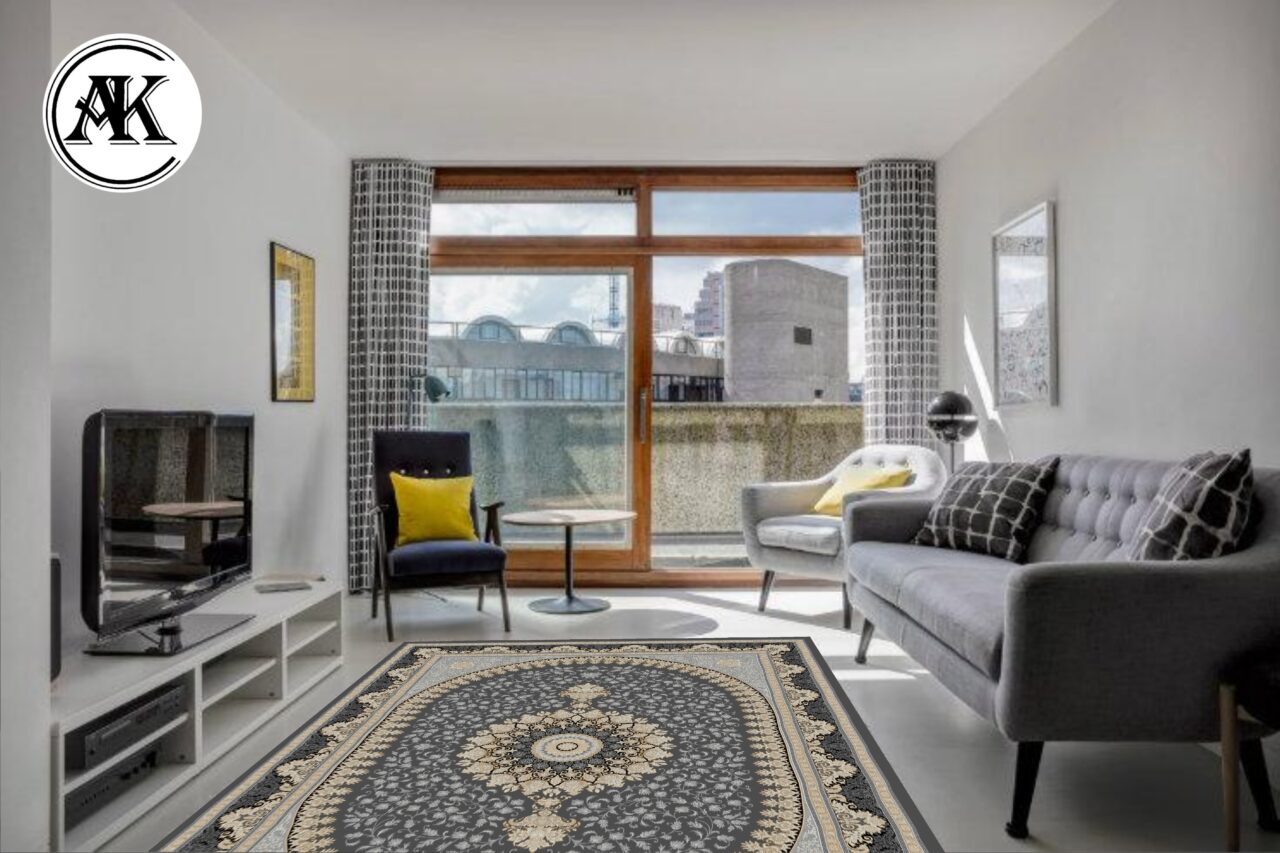 دکوراسیون فرش 700 شانه هستی دلفینی پالت طلاکوب