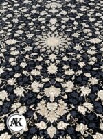 فرش 700 شانه تلما سرمه‌ای پالت طلاکوب (1)