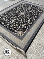 فرش 700 شانه تلما سرمه‌ای پالت طلاکوب