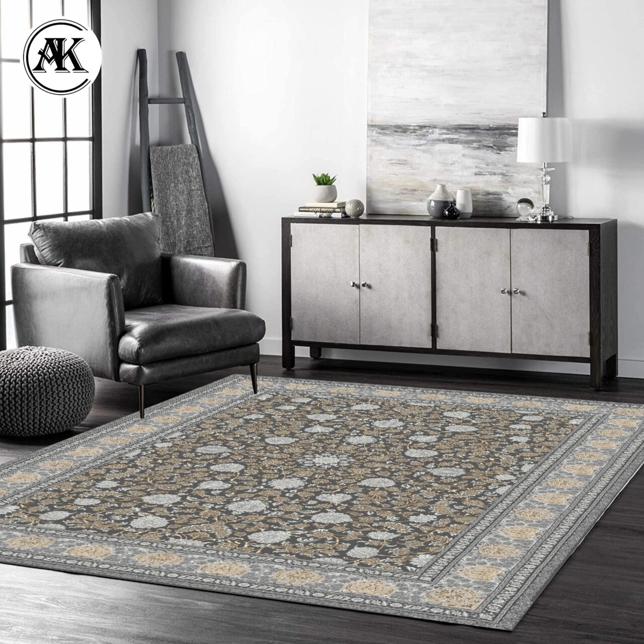 دکوراسیون فرش 700 شانه درسا دلفینی پالت طلاکوب