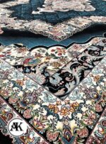 فرش 700 شانه چشمه سرمه ای با نخ اکریلیک (1)