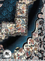 فرش 700 شانه چشمه سرمه ای با نخ اکریلیک (4)