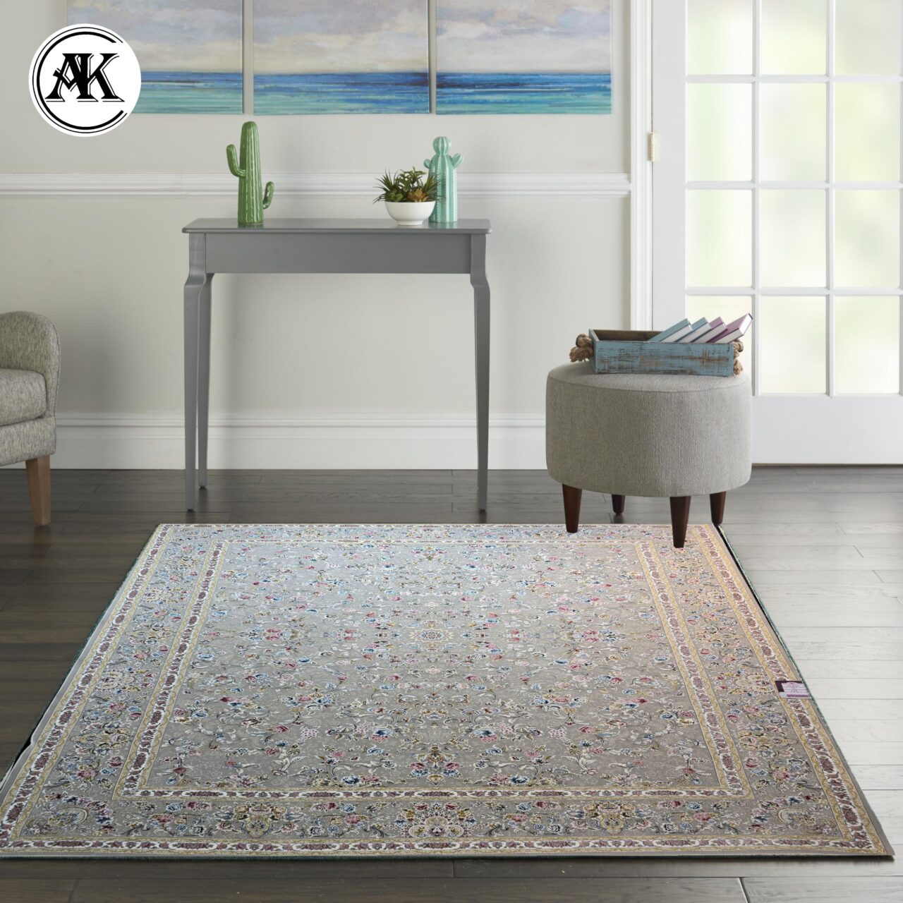 شبیه‌سازی فرش 1500 شانه دلسا نقره‌ای