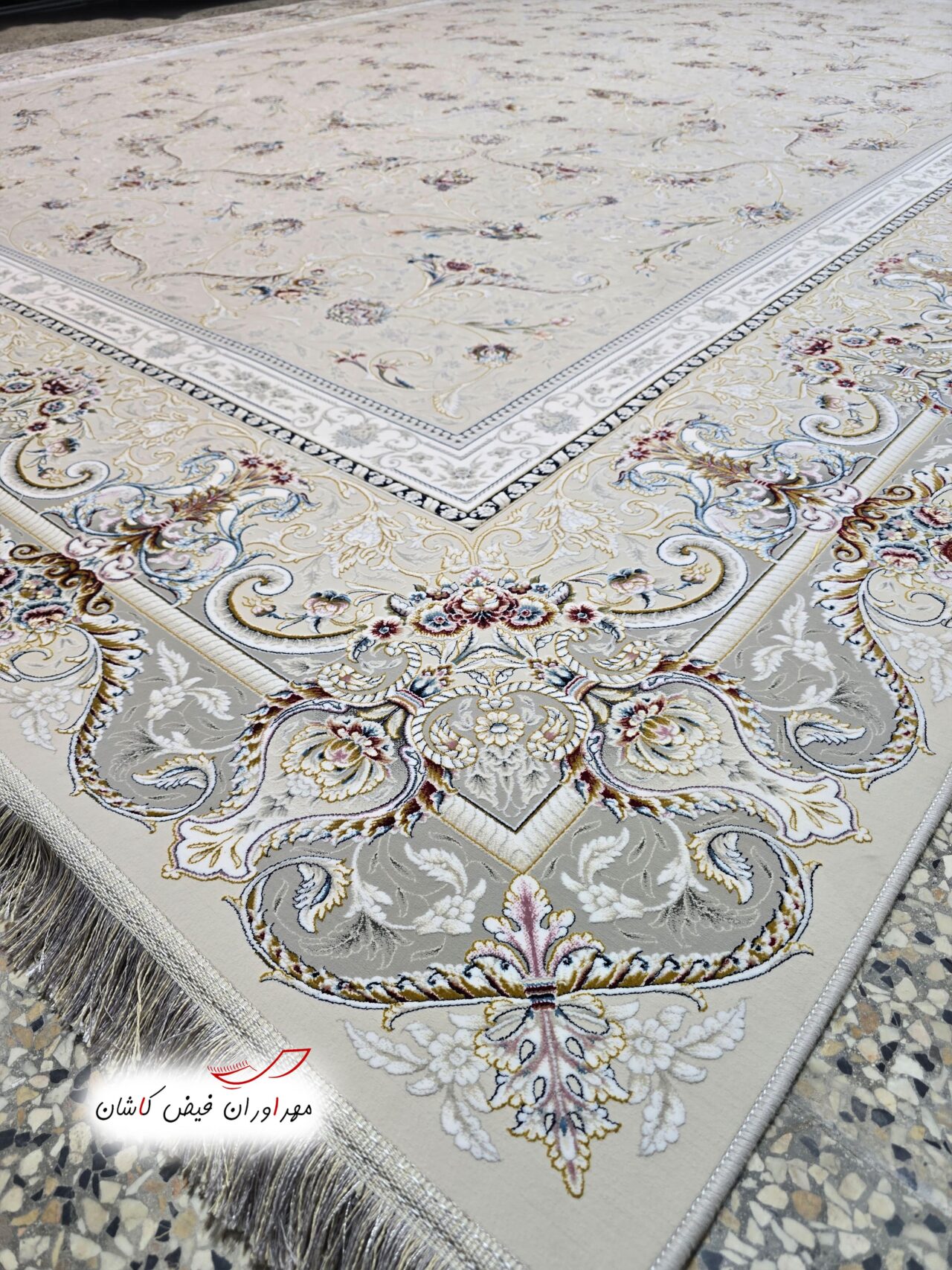فرش 1500 شانه دیبا کرم (5)