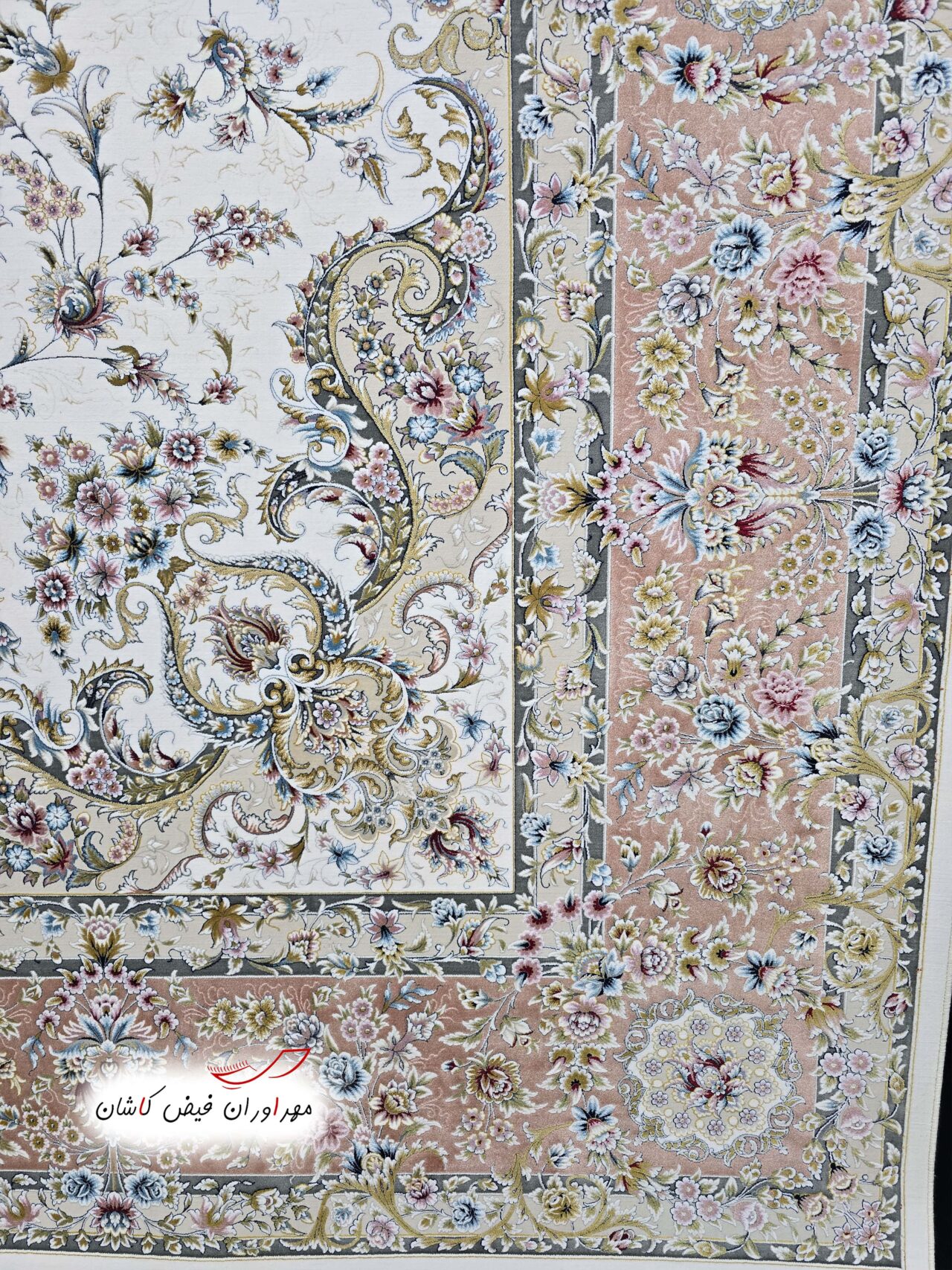فرش 1500 شانه گلریس سفید (3)