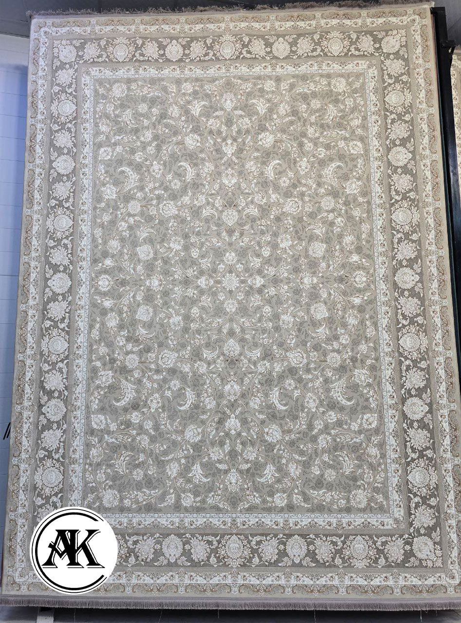 فرش 1200 شانه افشان کد 24112 گل برجسته (1)
