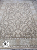 فرش 1200 شانه الیسا بژ گل برجسته (3)
