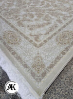 فرش 1200 شانه الیسا کرم گل برجسته (1)