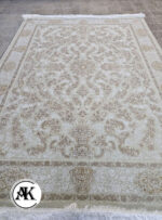 فرش 1200 شانه الیسا کرم گل برجسته (2)
