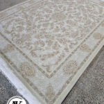 فرش 1200 شانه الیسا کرم گل برجسته (3)