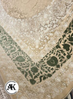 فرش 1200 شانه آبالون بژ سبز گل برجسته (2)