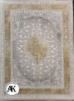 فرش 1200 شانه آبالون طلایی گل برجسته (2)