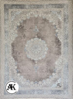 فرش 1200 شانه ترمه آبی گل برجسته (2)