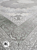 فرش 1200 شانه ترمه سبز گل برجسته (1)