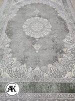 فرش 1200 شانه ترمه سبز گل برجسته (4)