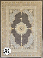 فرش 1200 شانه خوتکا متالیک گل برجسته (1)