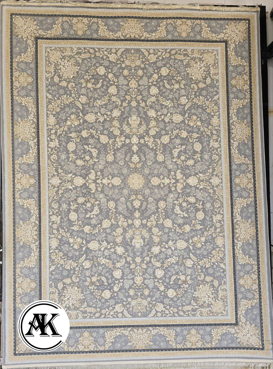 فرش 1200 شانه رستا دلفینی گل برجسته (5)