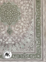 فرش 1200 شانه مانیا سبز گل برجسته (1)