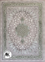 فرش 1200 شانه مانیا سبز گل برجسته (2)