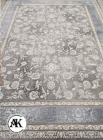فرش 1200 شانه مدیسا آبی گل برجسته (3)