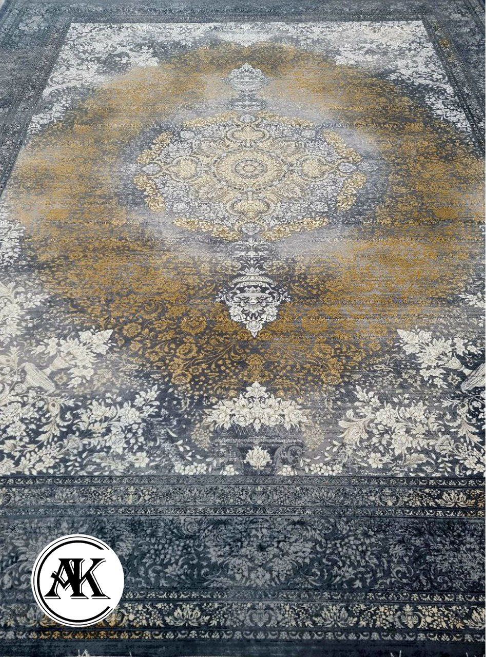 وینتیج کد 9030 متالیک گل برجسته (2)